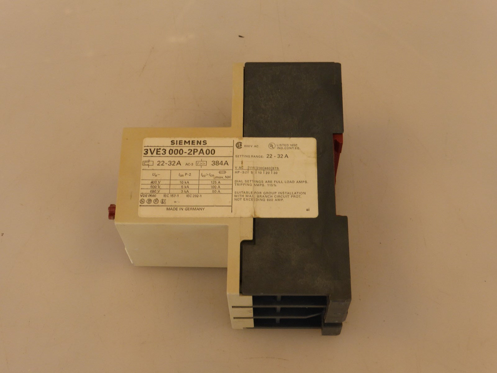 Siemens 3VE3 000-2PA00
