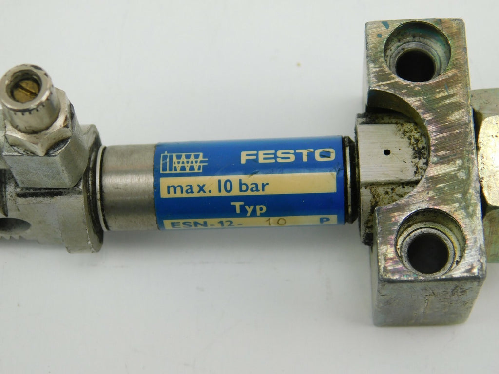 FESTO Pneumatik zylinder ESN-12-10 Max.10 Bar