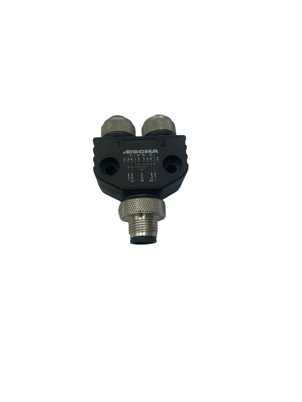 Escha M12 Y-Verteiler / Splitter 5-polig