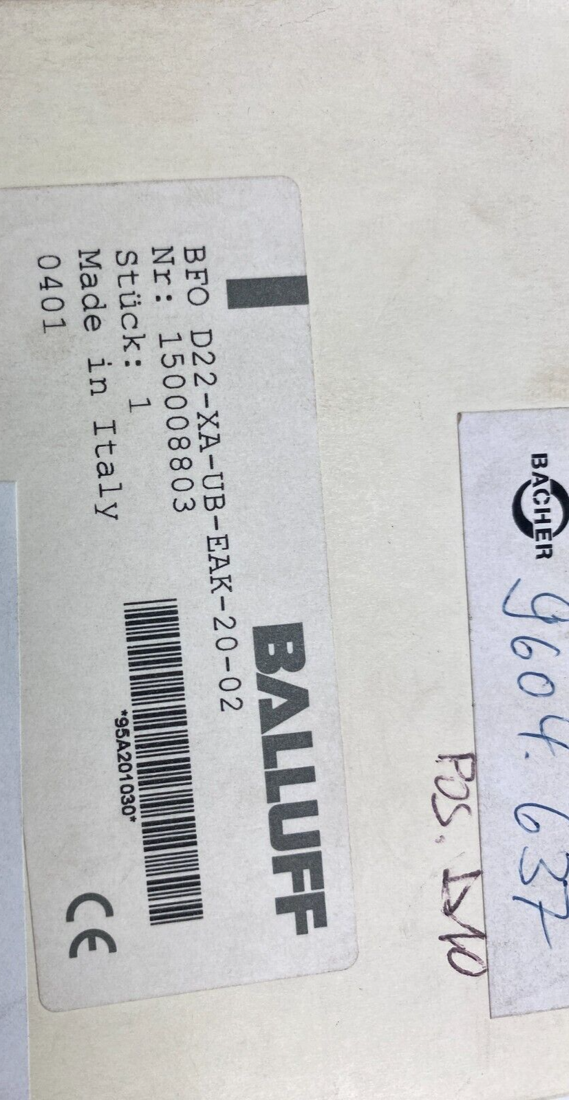 BALLUFF BFO D22-XA-UB-EAK-20-02