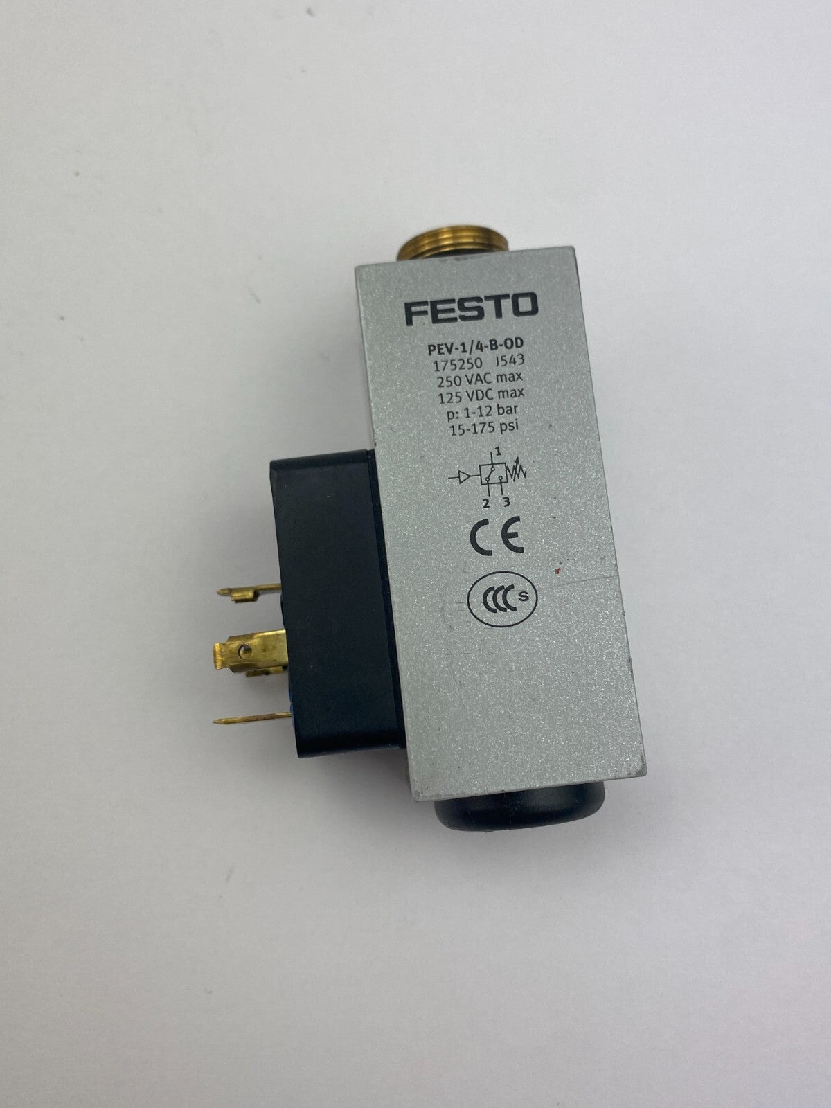 FESTO PEV-1/4-B-OD  175250 250VAC