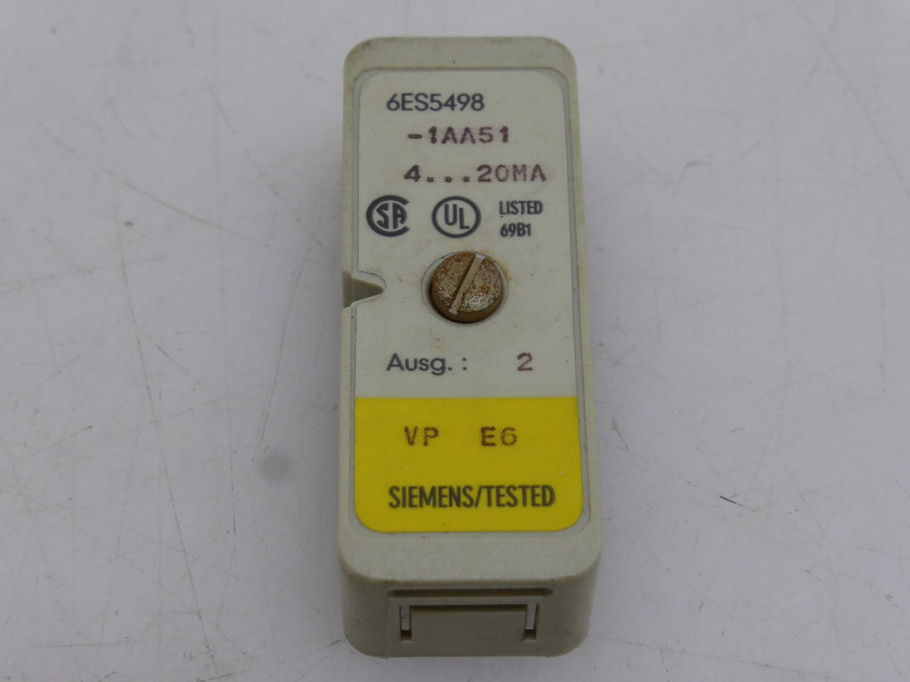 Siemens Messbereichsmodul 6ES5498-1AA51  4-20 mA