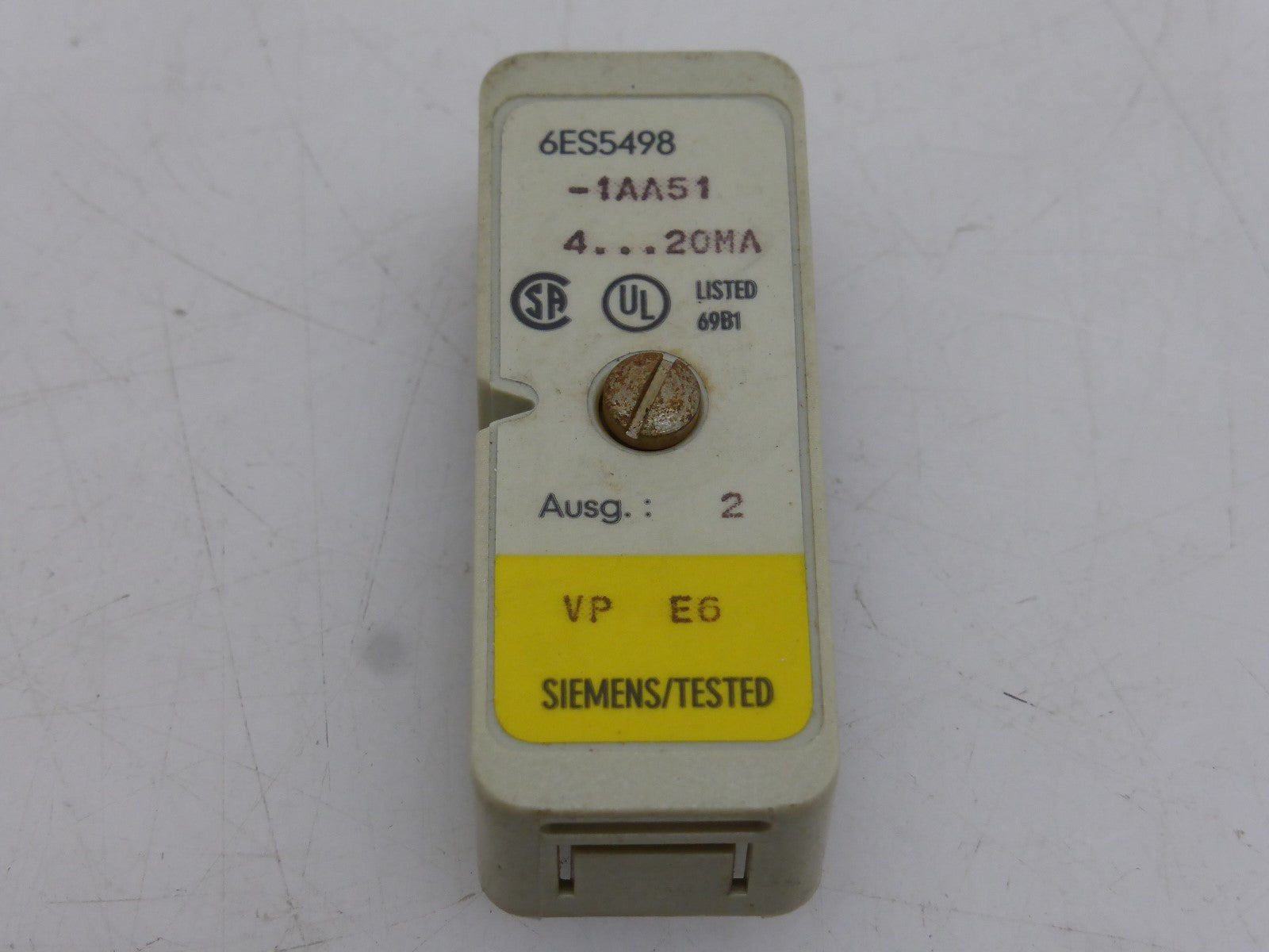 Siemens Messbereichsmodul 6ES5498-1AA51  4-20 mA