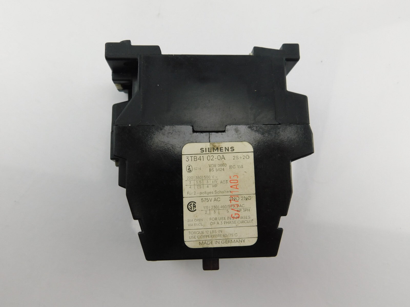Siemens Schütz 3TB41 02-0A
