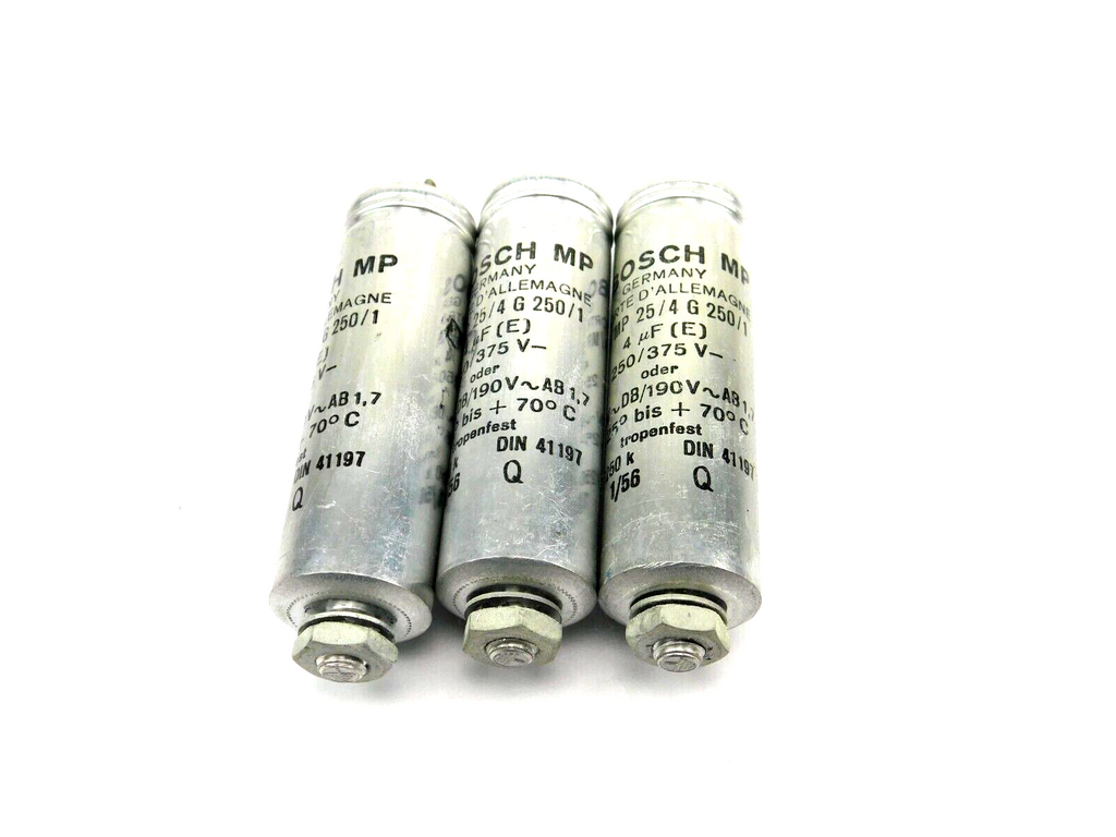 BOSCH  KO/MP 25/46  G250/1  4µF (E) 250/375 V **3 Stück**