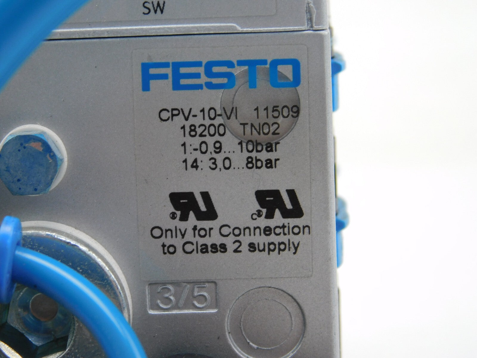 FESTO CPV-10-VI 11509 18200 TN02 14: 3,0 ...8bar