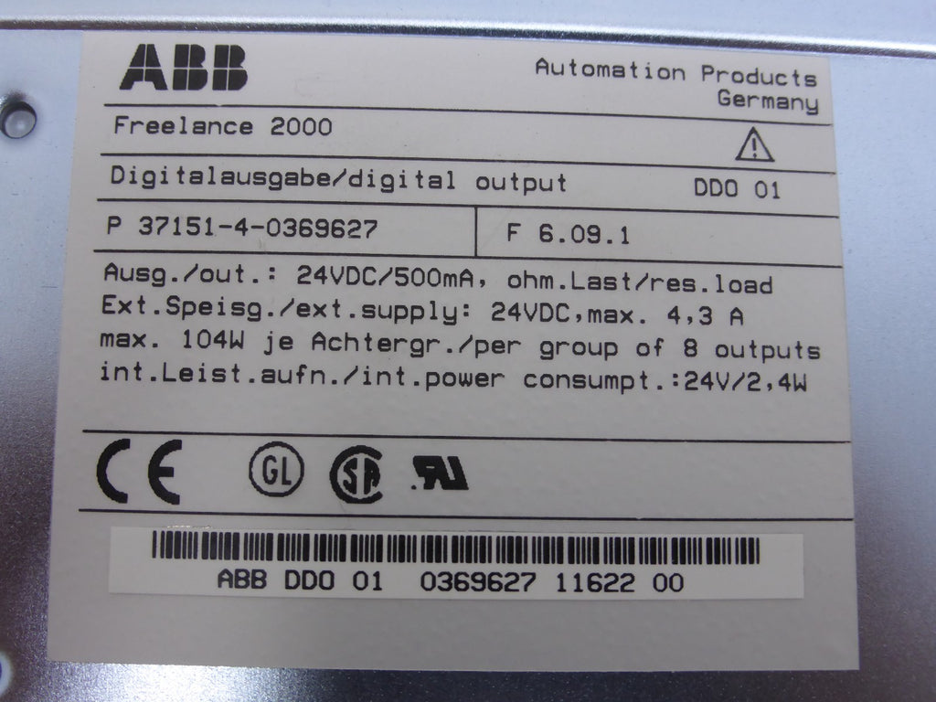 ABB Freelance 2000 DDO 01  P 37151-4-0369627  F 6.09.1