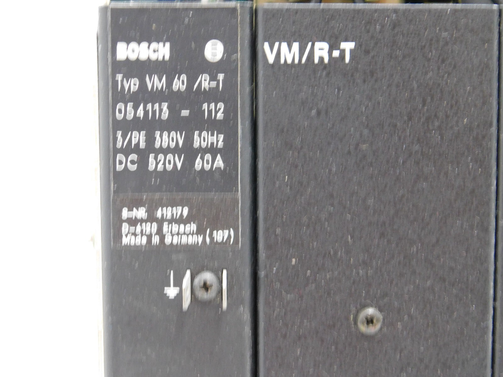 BOSCH VM 60 /R-T 054113-112 3/PE 380V 50HZ DC 520V 60A