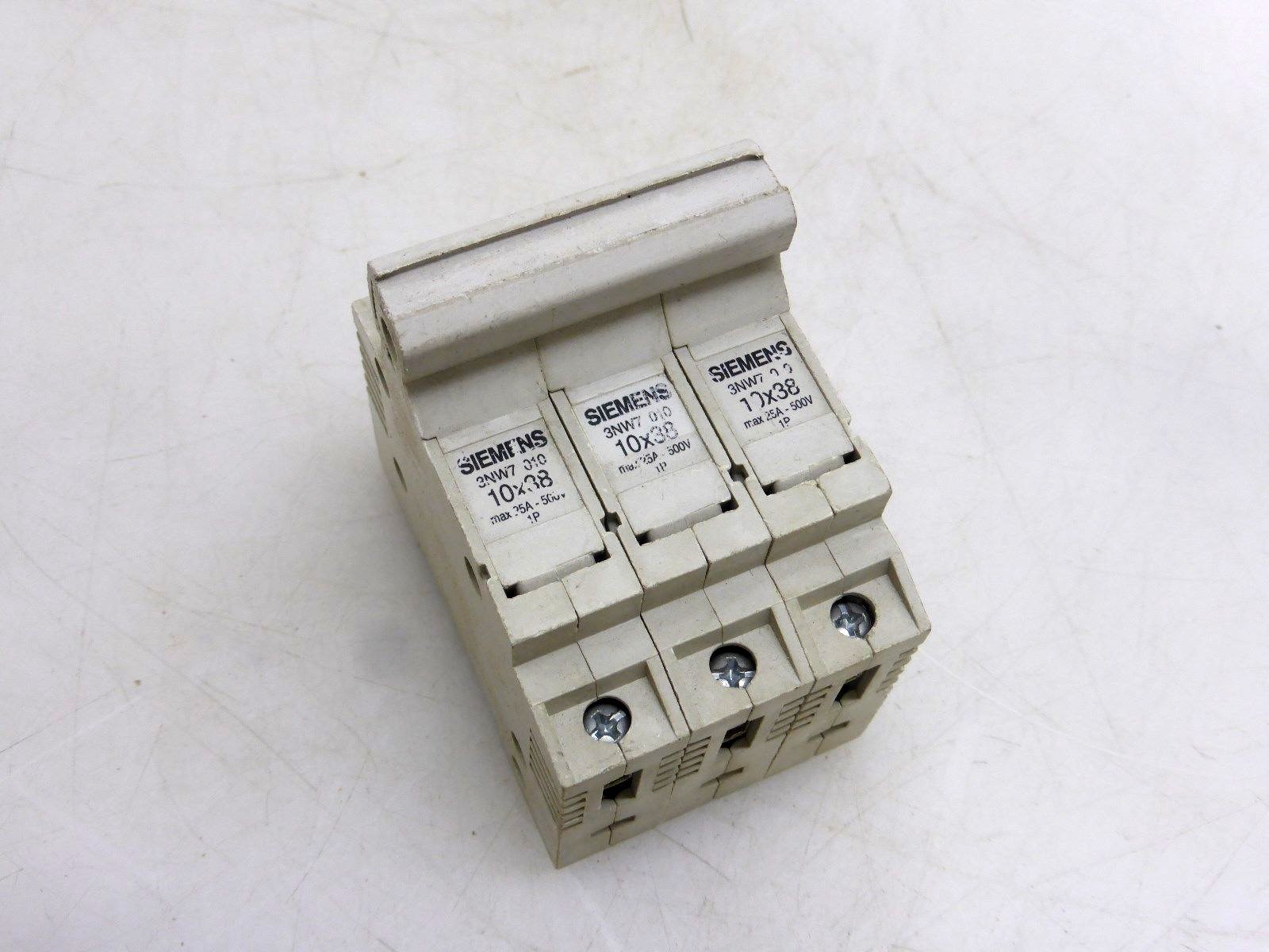 Siemens 3NW7 010 10X38; max. 25A - 500V 1P, 3.polig