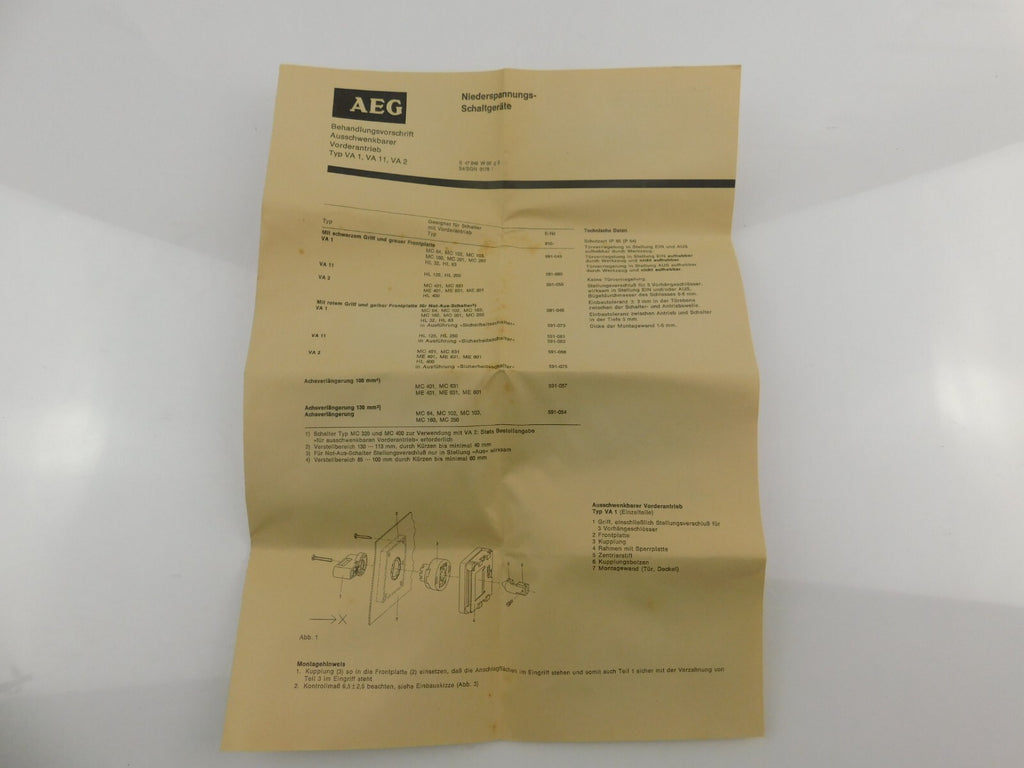 AEG Ausschwenkbarer  910-591-080