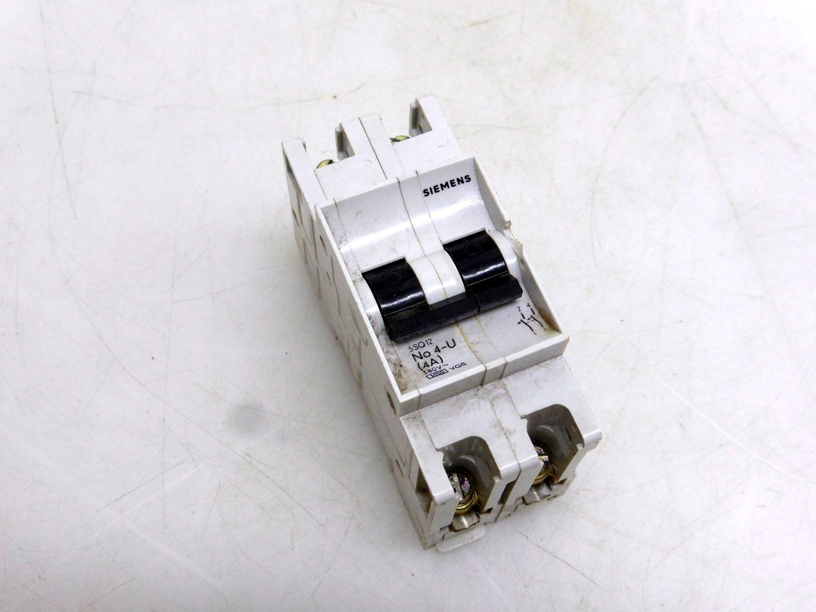 Siemens 5SQ12 No 4-U Leitungsschutzschalter 2-polig ~380V