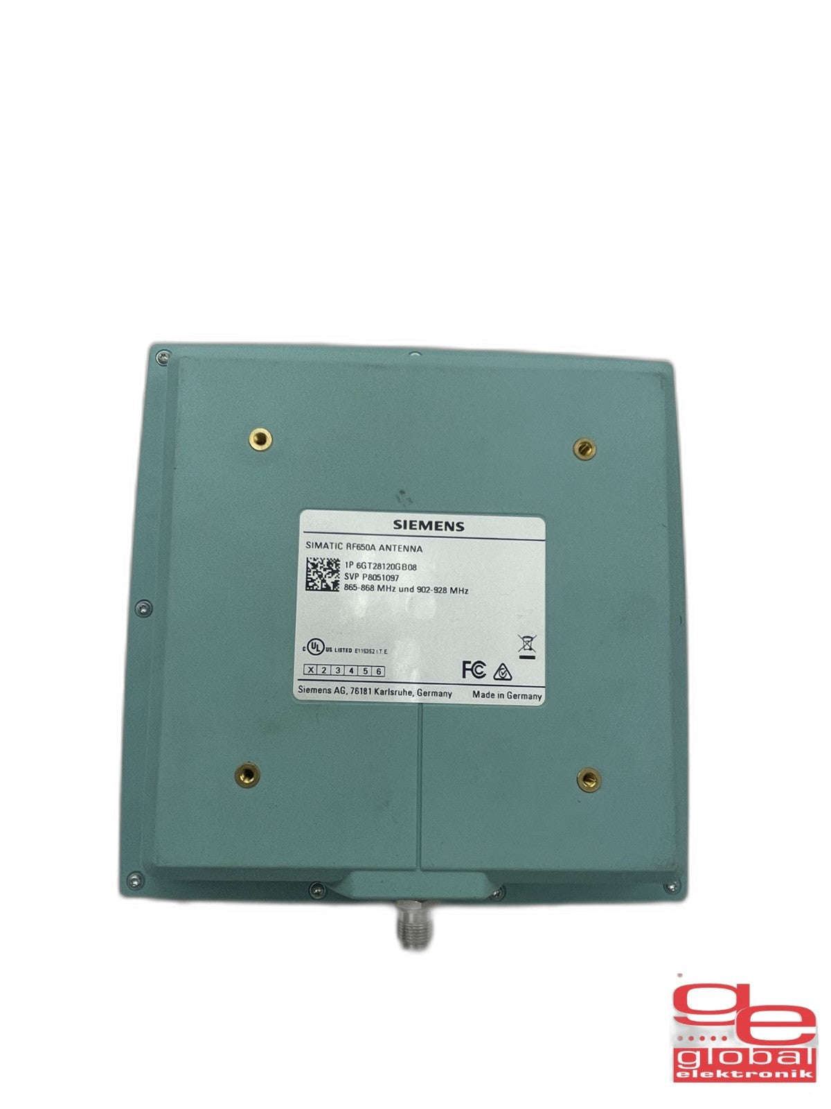 Siemens SIMATIC RF650A ANTENNA. 1P  6GT28120G B08 SVP P8051097 3 865-068 MHz