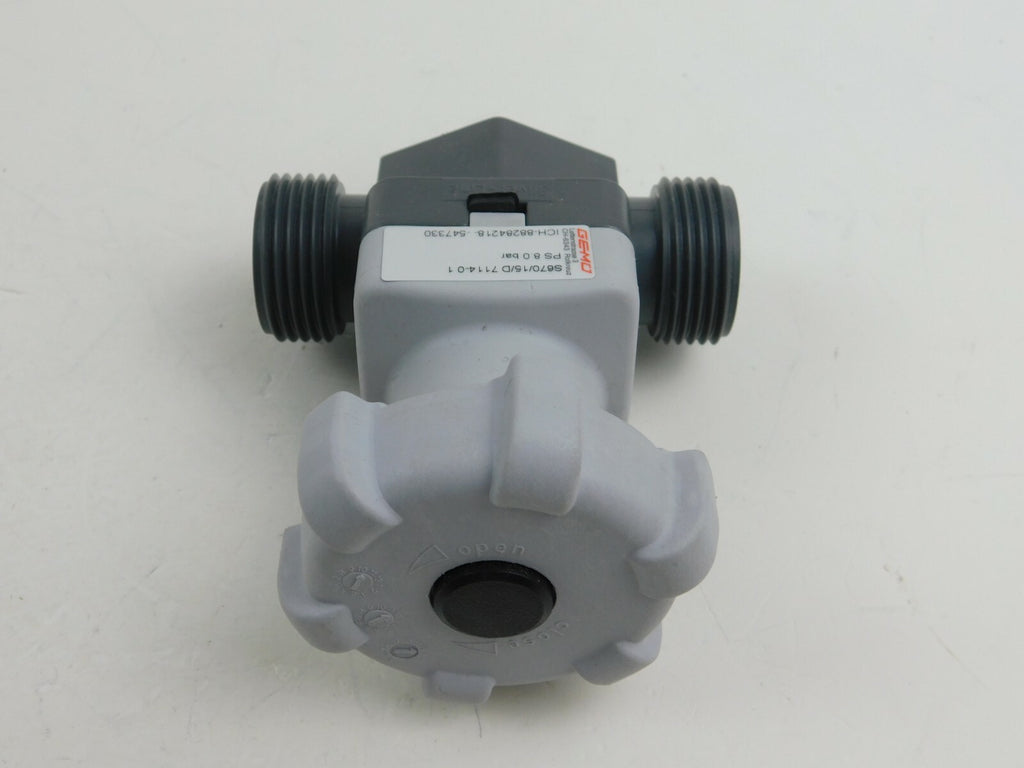 Gemü S670 15D 7 1140 1 Membranventil Handgesteuert    