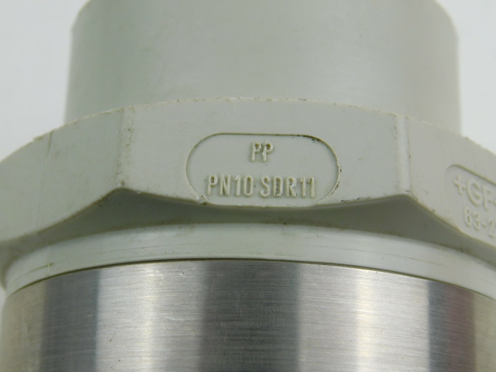Georg Fischer Übergangs-Muffe Nippel  PP PN10 SDR11  63-2"      ** 5 Stück **