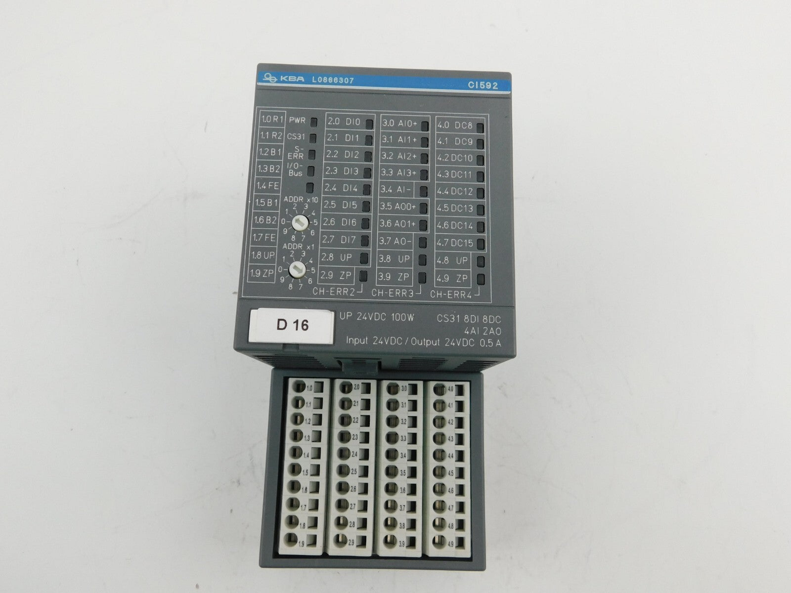 ABB CS31 Bus Module 1SAP221200R3001 CI592-CS31 A1