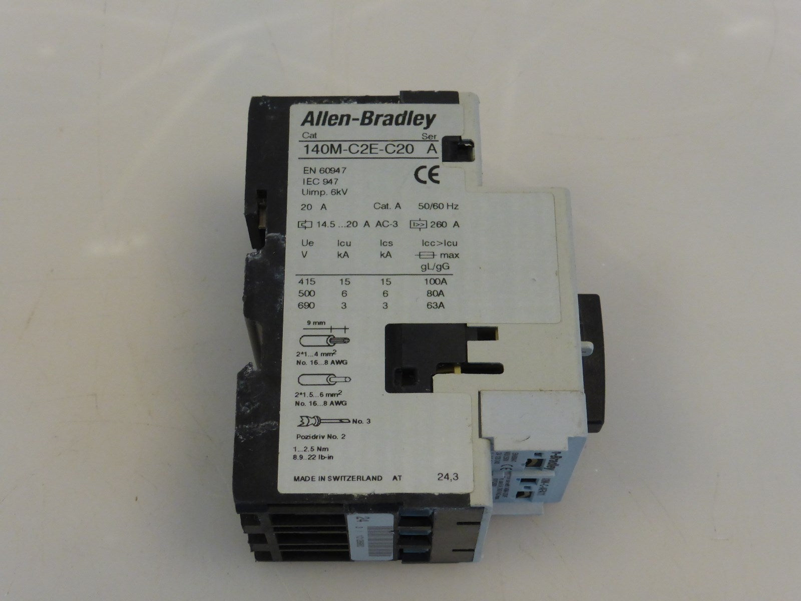 Allen Bradley 140M-C2E-C20 A