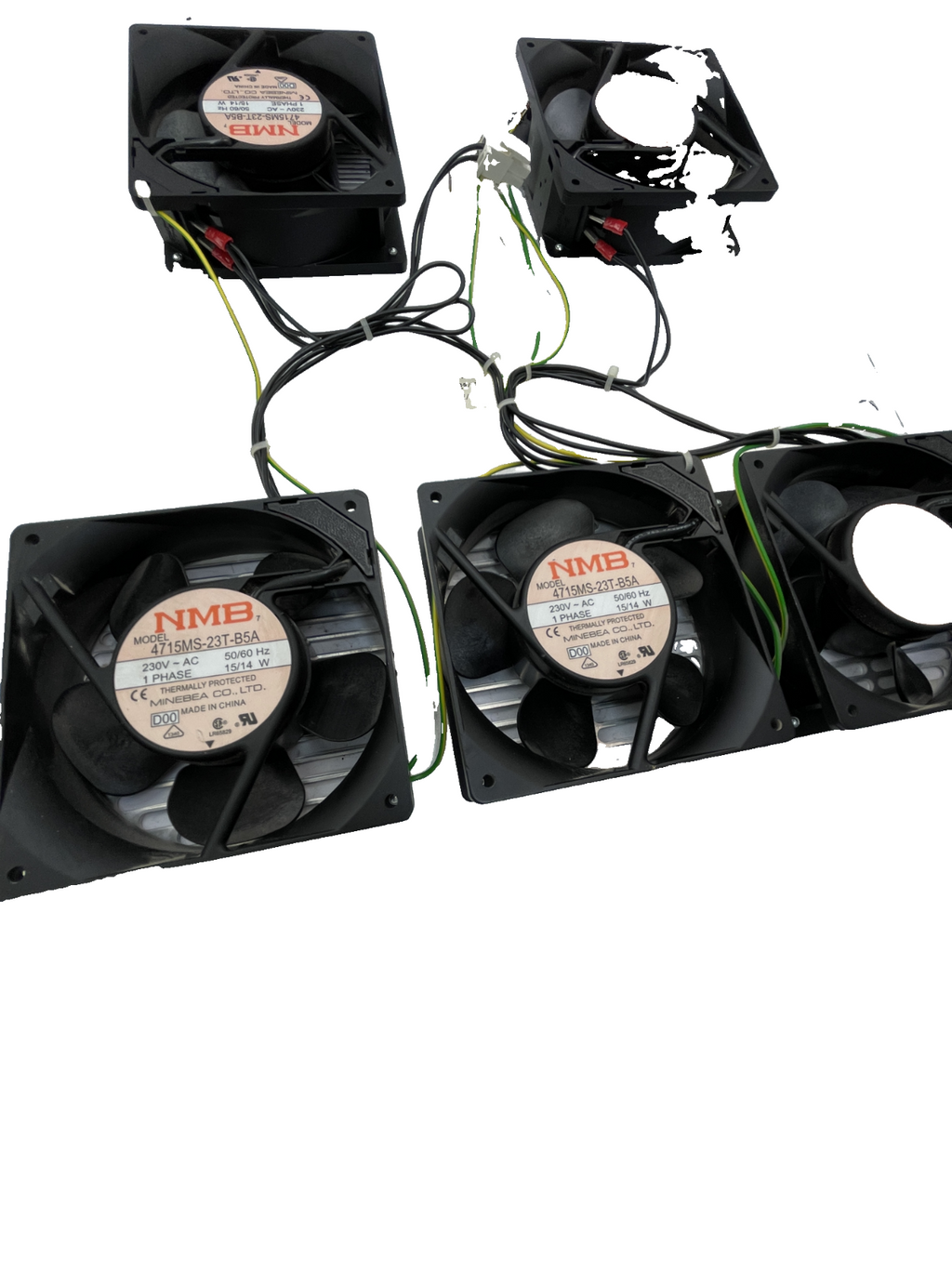 NMB Minebea 4715MS-23T-B5A Lüfterplatte 230V (5 Lüfter)