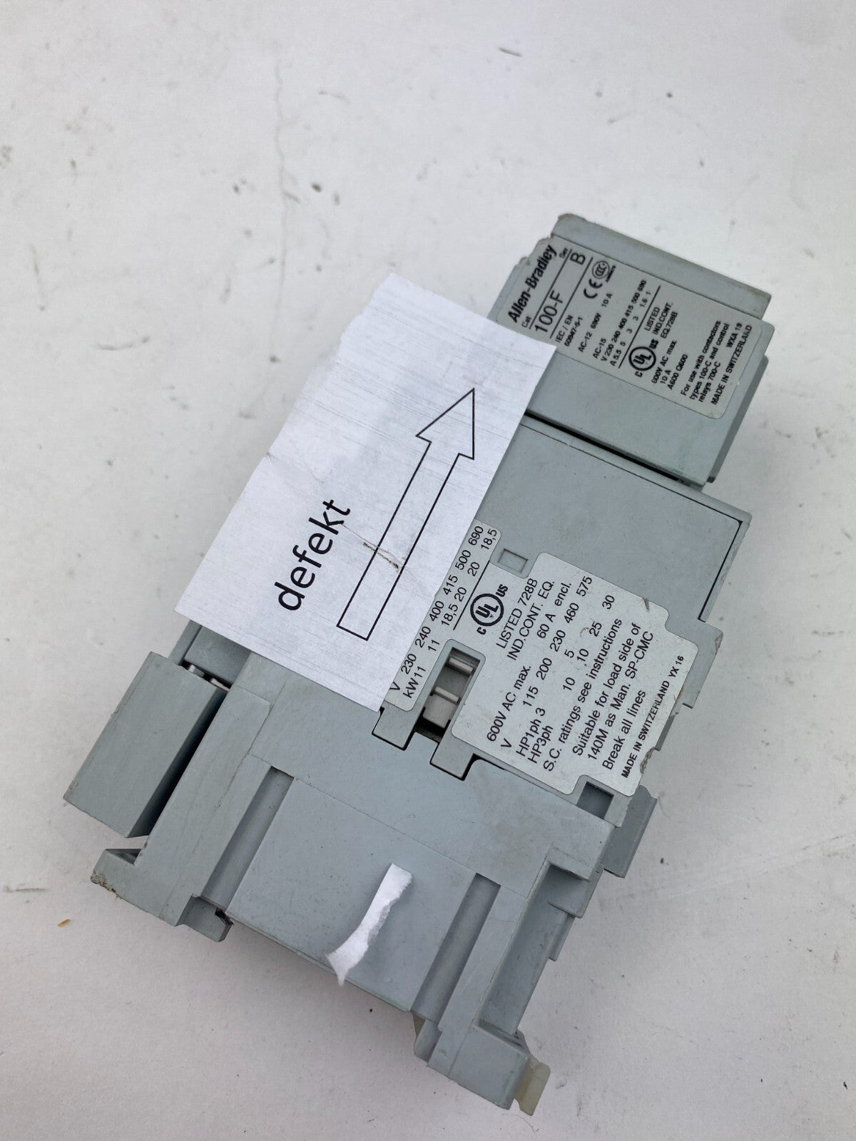 ALLEN-BRADLEY 100-C37*00+100-F...defekt