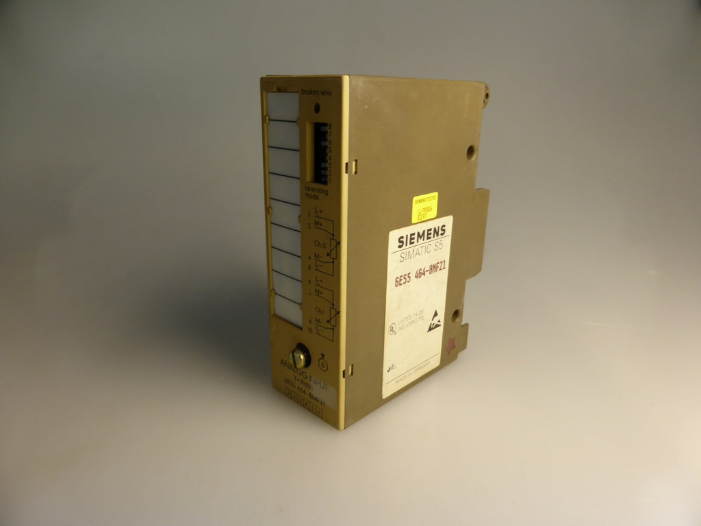 Siemens   SIMATIC S5   6ES5 464-8MF21 E-Stand: 1
