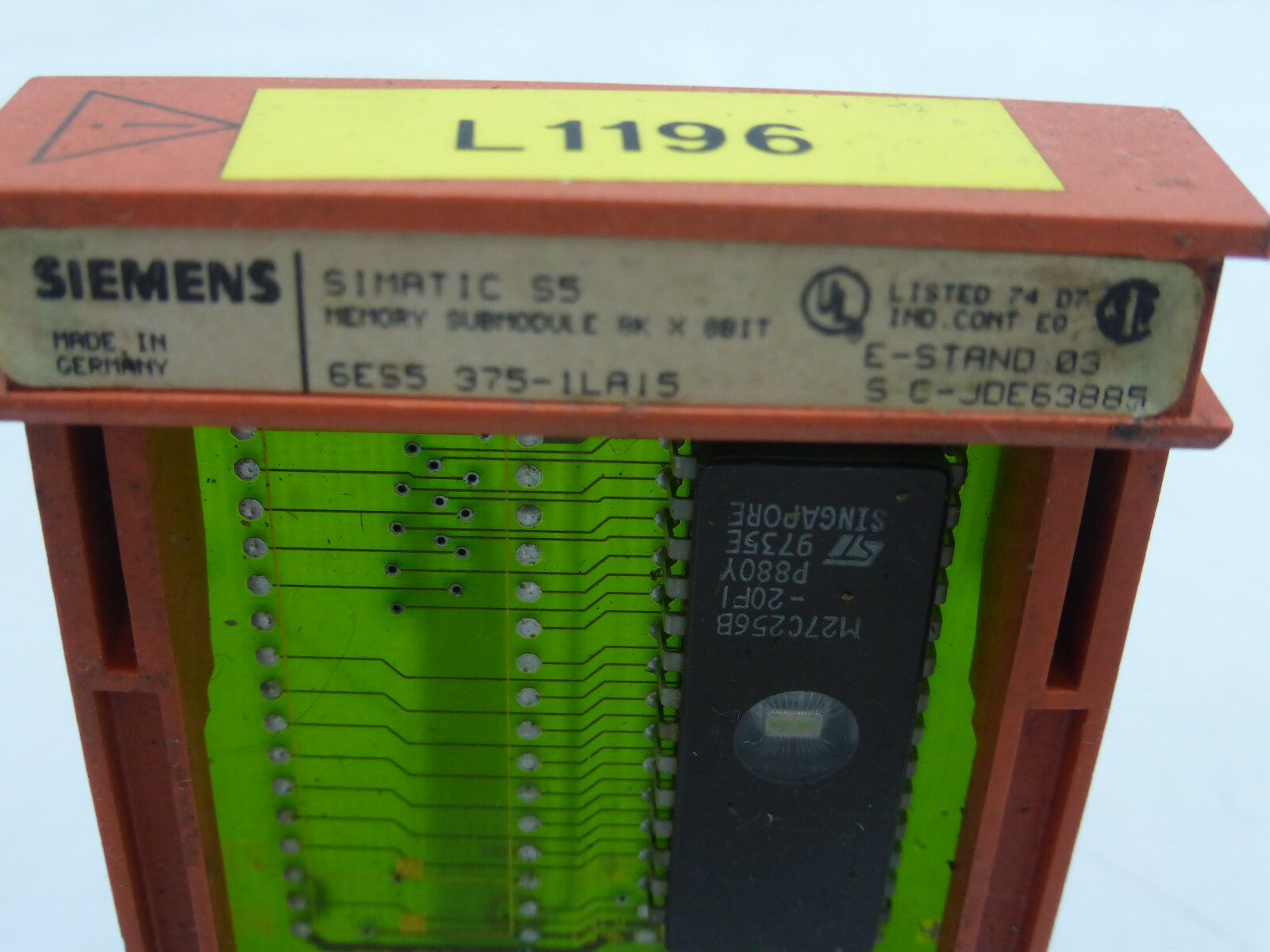 Siemens Simatic S5 Memory Submodule SES5 375-1LA15 E-Stand 03