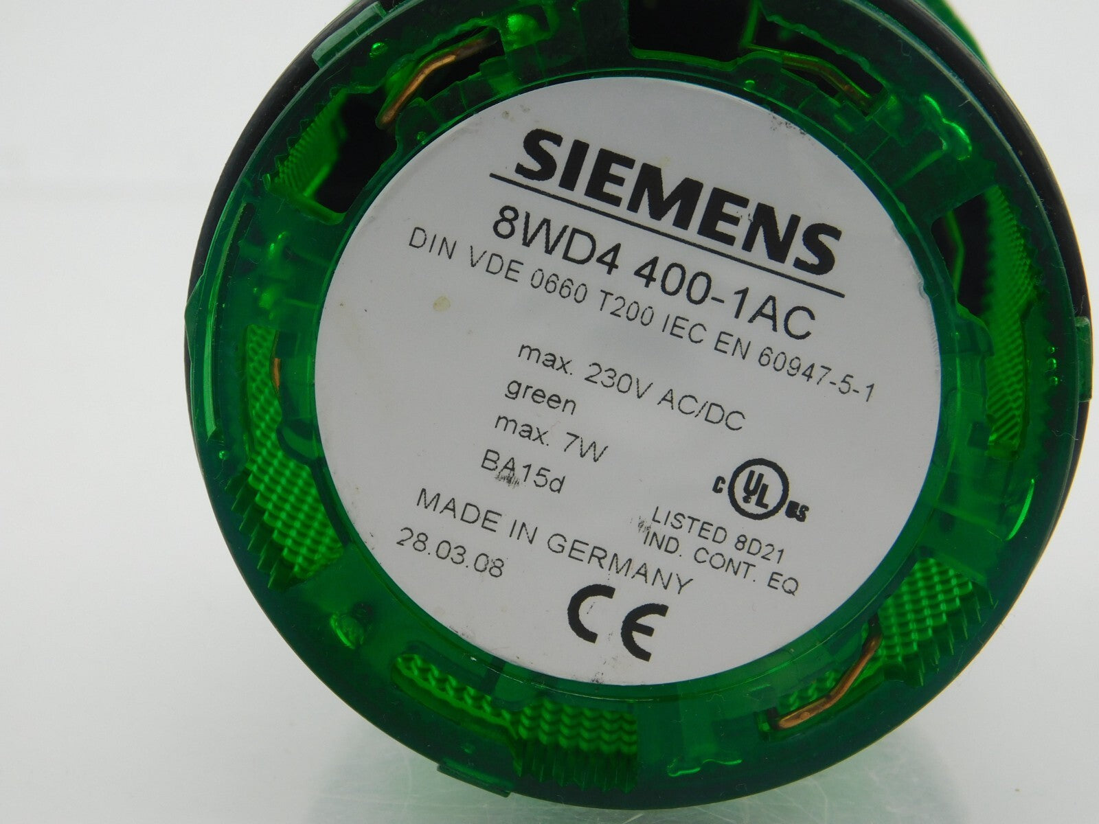 SIEMENS Dauerlichtelement grün, 8WD4400-1AC