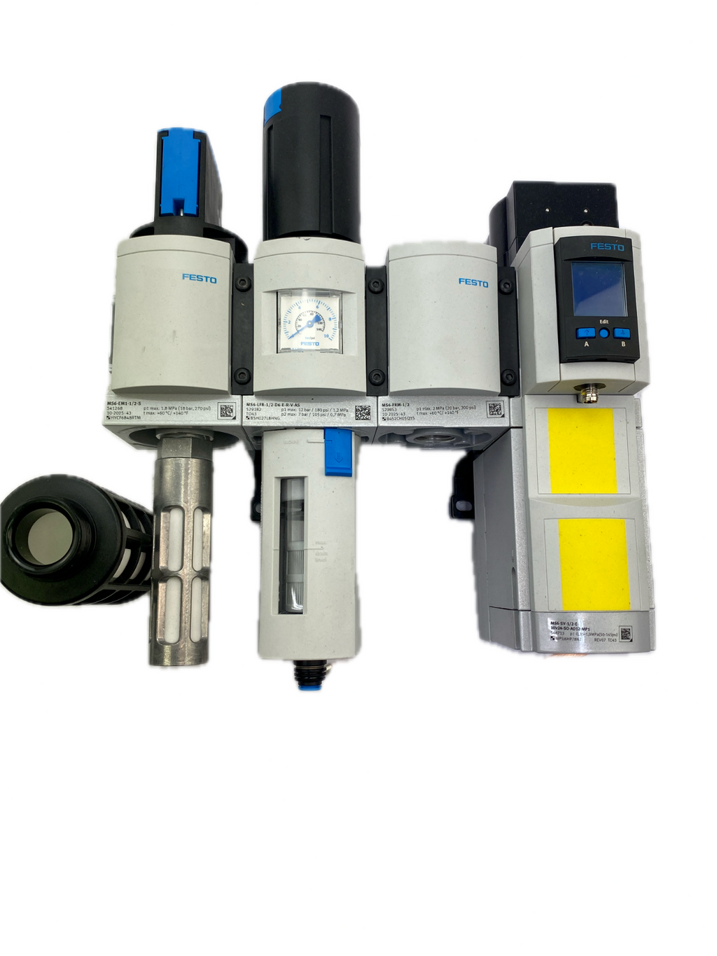 Festo Wartungsgeräte-Kombination der MS6-Serie.