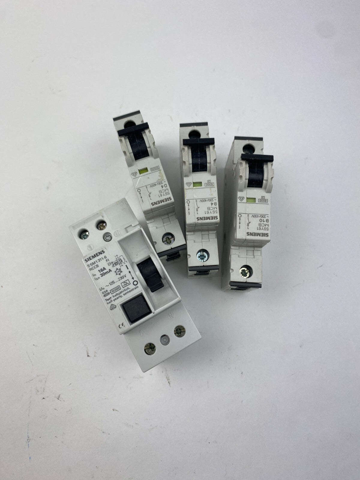 POSTEN..SIEMENS 5 SM1311-6 RCCB 16A+5SY61 MCB B10+5SY61 MCB B4..