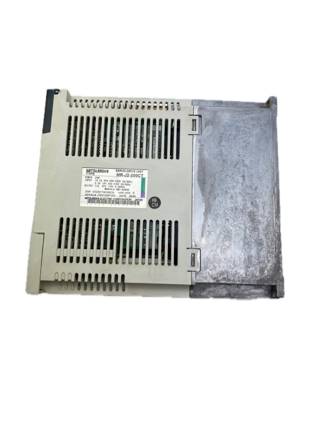 MITSUBISHI  SERVO DRIVE UNIT  TYPE MR-J2-200CT