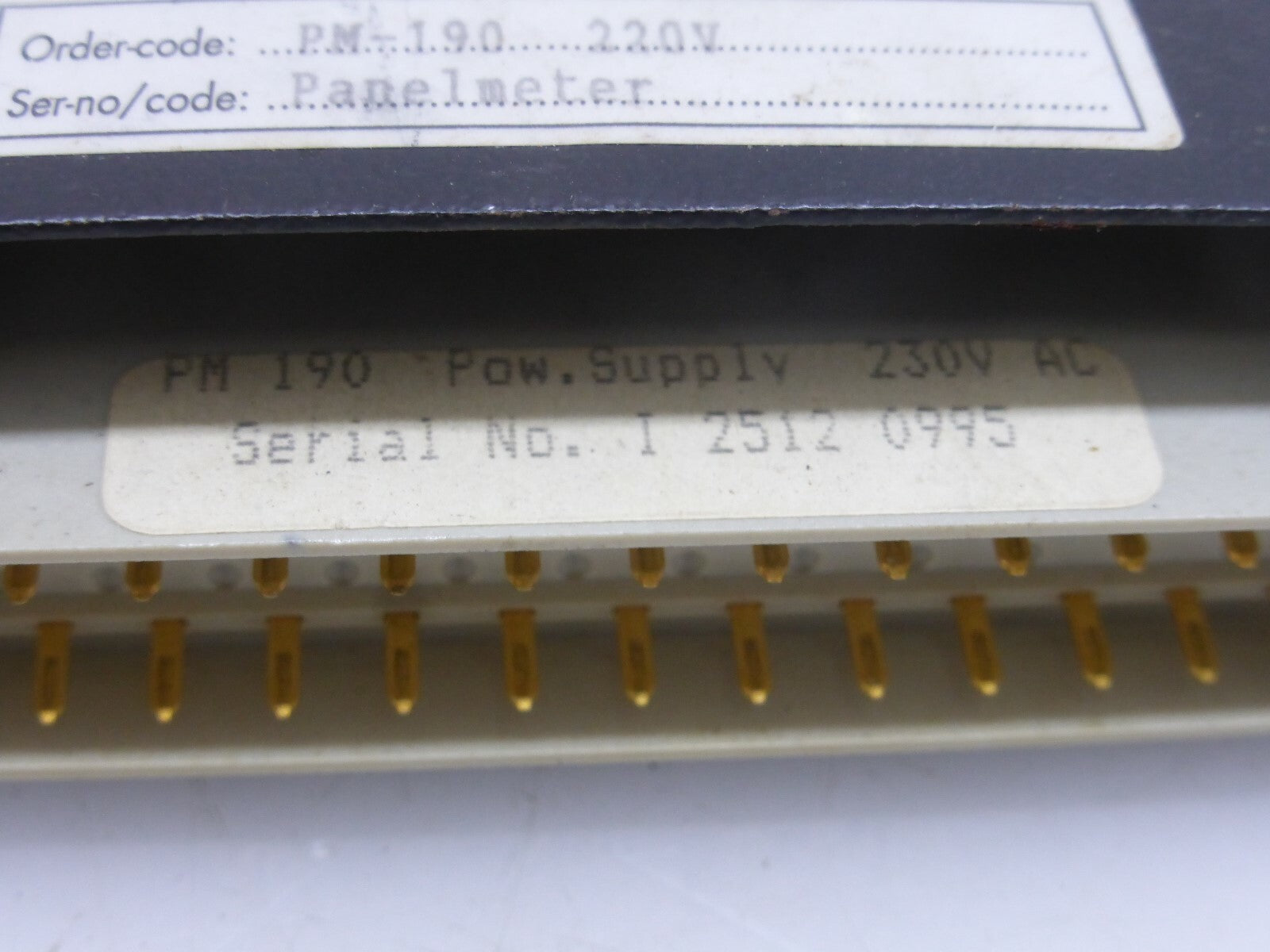 ACS contsys PM-190 Panelmeter