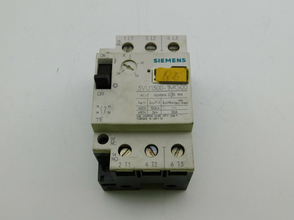 SIEMENS Motorschutzschalter 3VU1300-1MG00