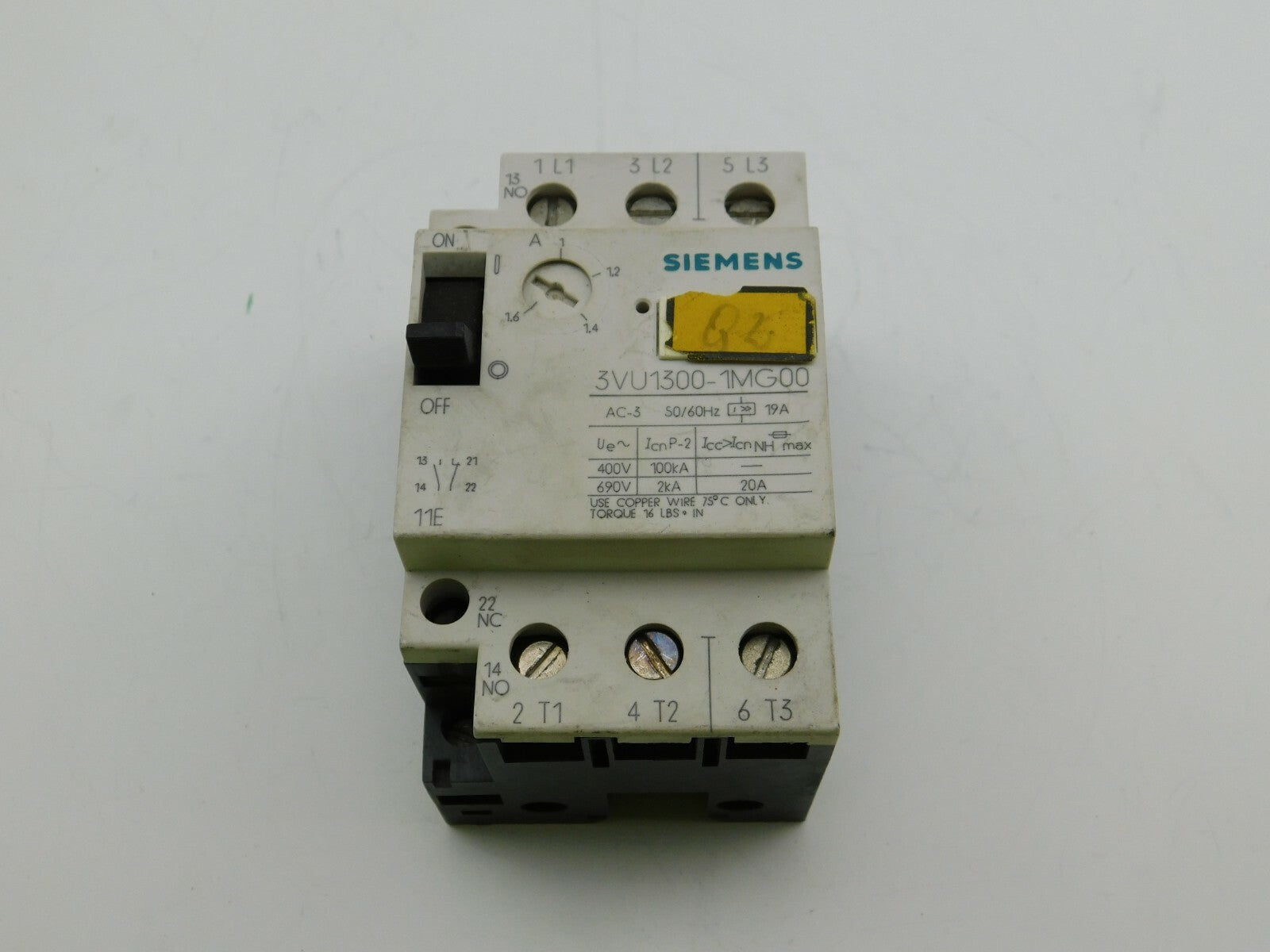 SIEMENS Motorschutzschalter 3VU1300-1MG00