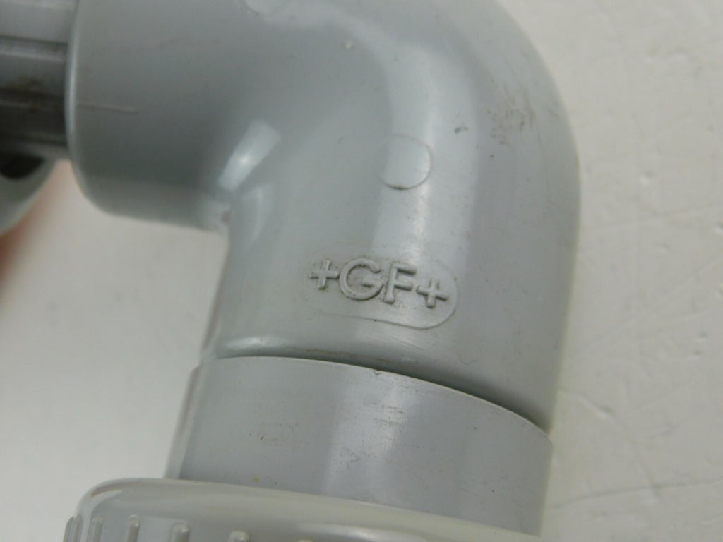 Georg Fischer Kugelhahn Typ 546 DN10 - 15 PVC-C + Bogen 90°   