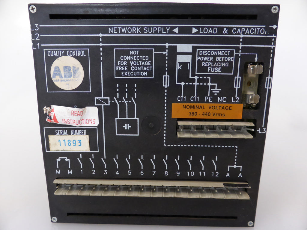 ABB RVQ Power Factor Regulator Blindstromkompensations Regler 7 Stufig 