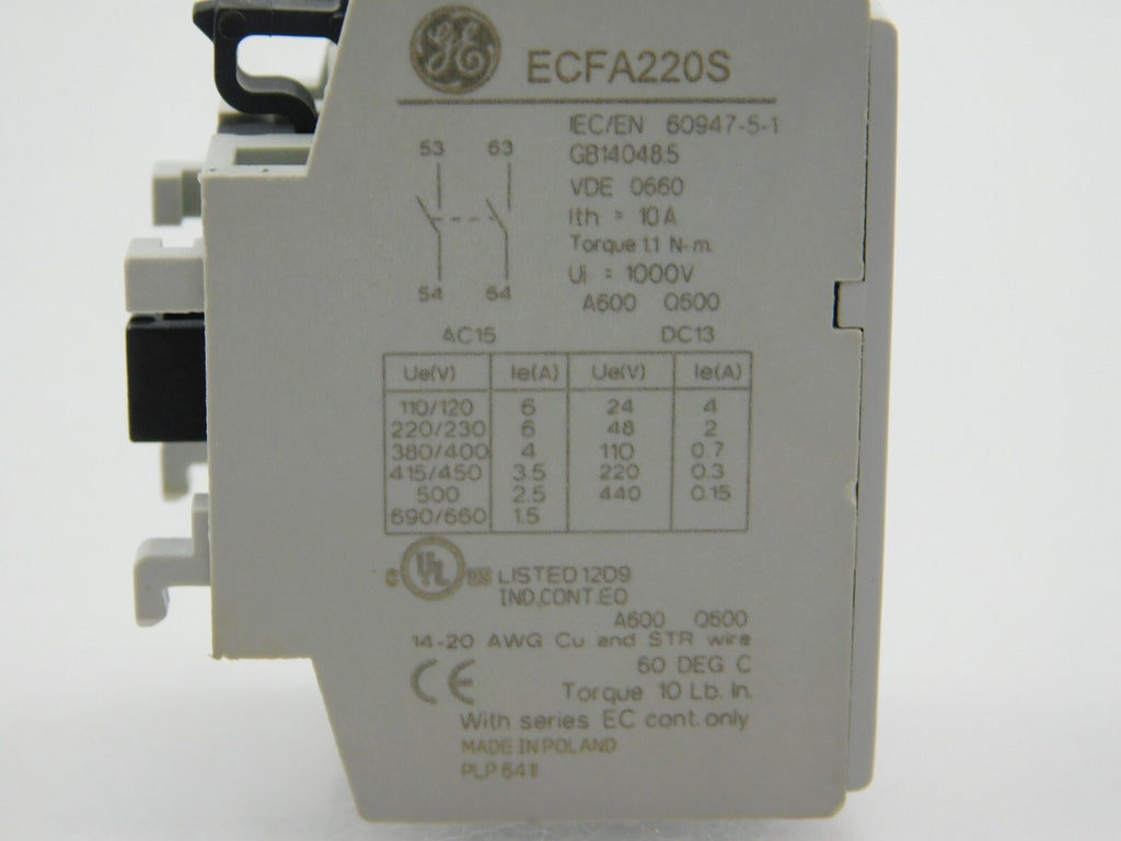General Electric ECFA220S ** 2 Stück **