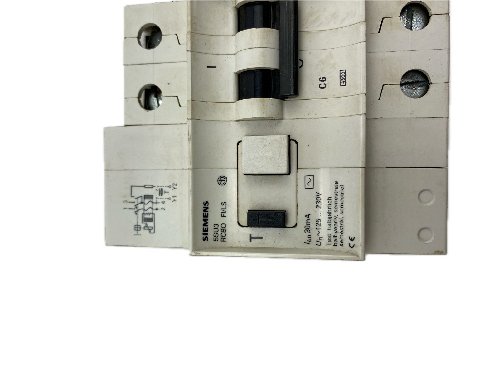 SIEMENS 5SU3 RCBO FI/LS 30mA 125....230V