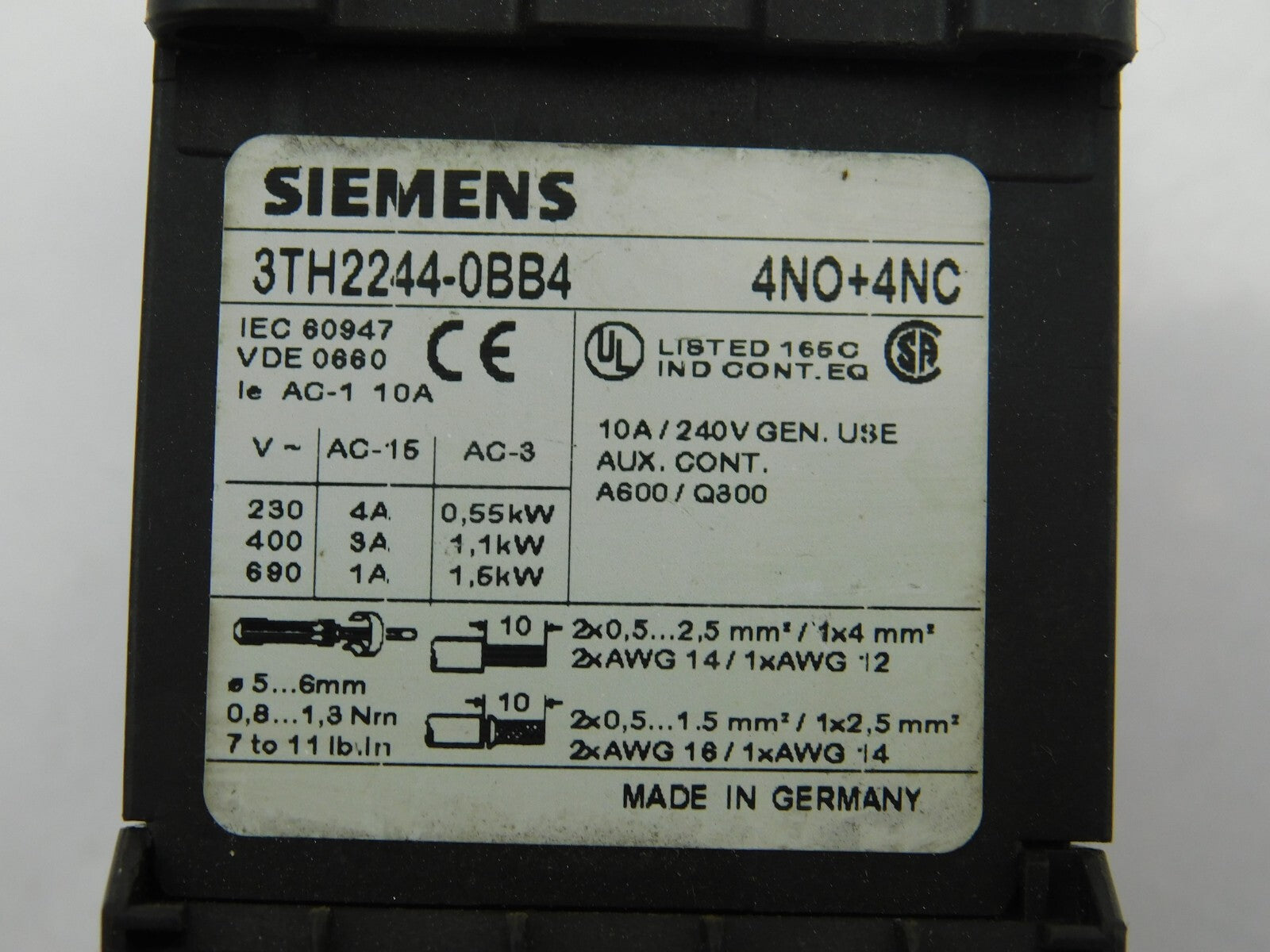 SIEMENS 3TH2244-0BB4