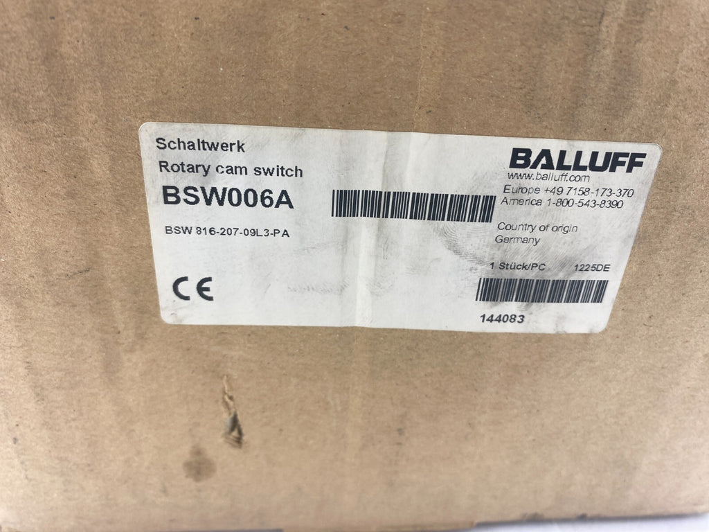 BALLUFF BSW006A BSW 816-207-09L3-PA