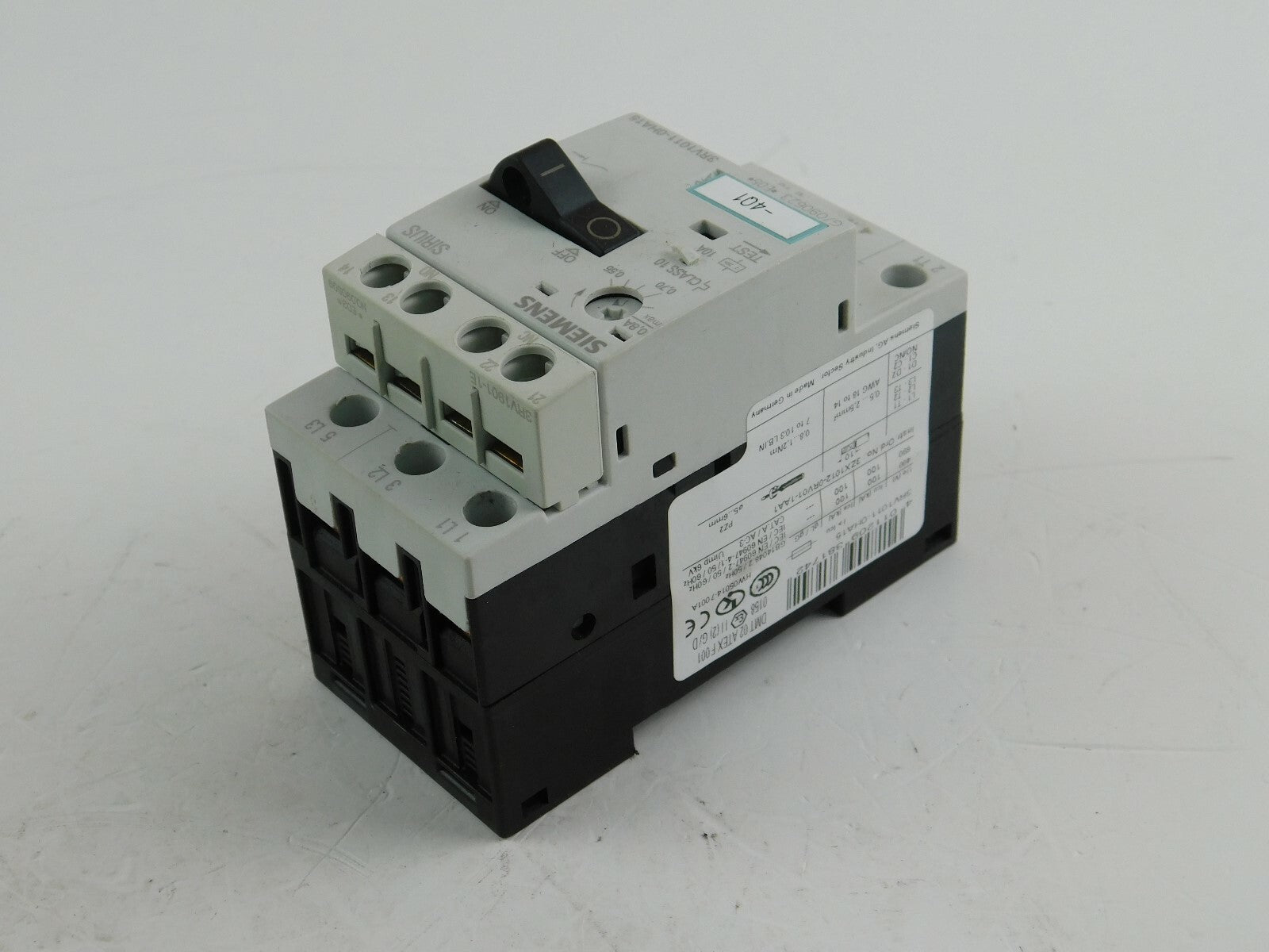 Siemens Sirius 3RV1011-0HA15  ** 2 Stück **