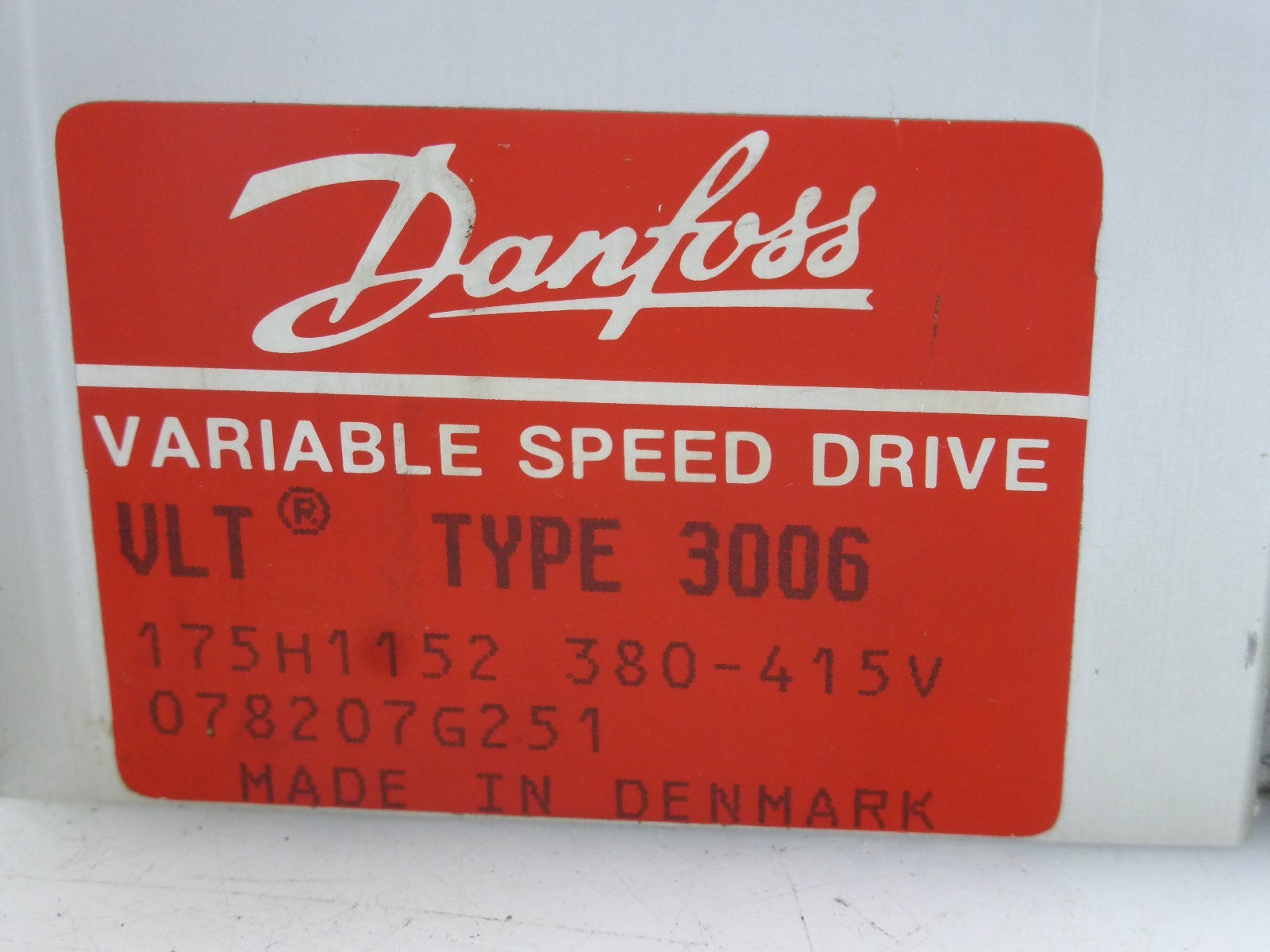 Danfoss VLT 3006 175H1152 Frequenzumrichter 4kW 9,1A