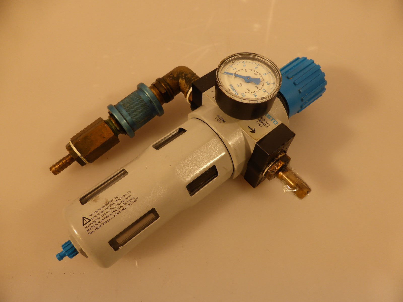 FESTO 192388 LFR-1/2-D-5M-DI-MAXI-A C543 Filter Regulator Unit