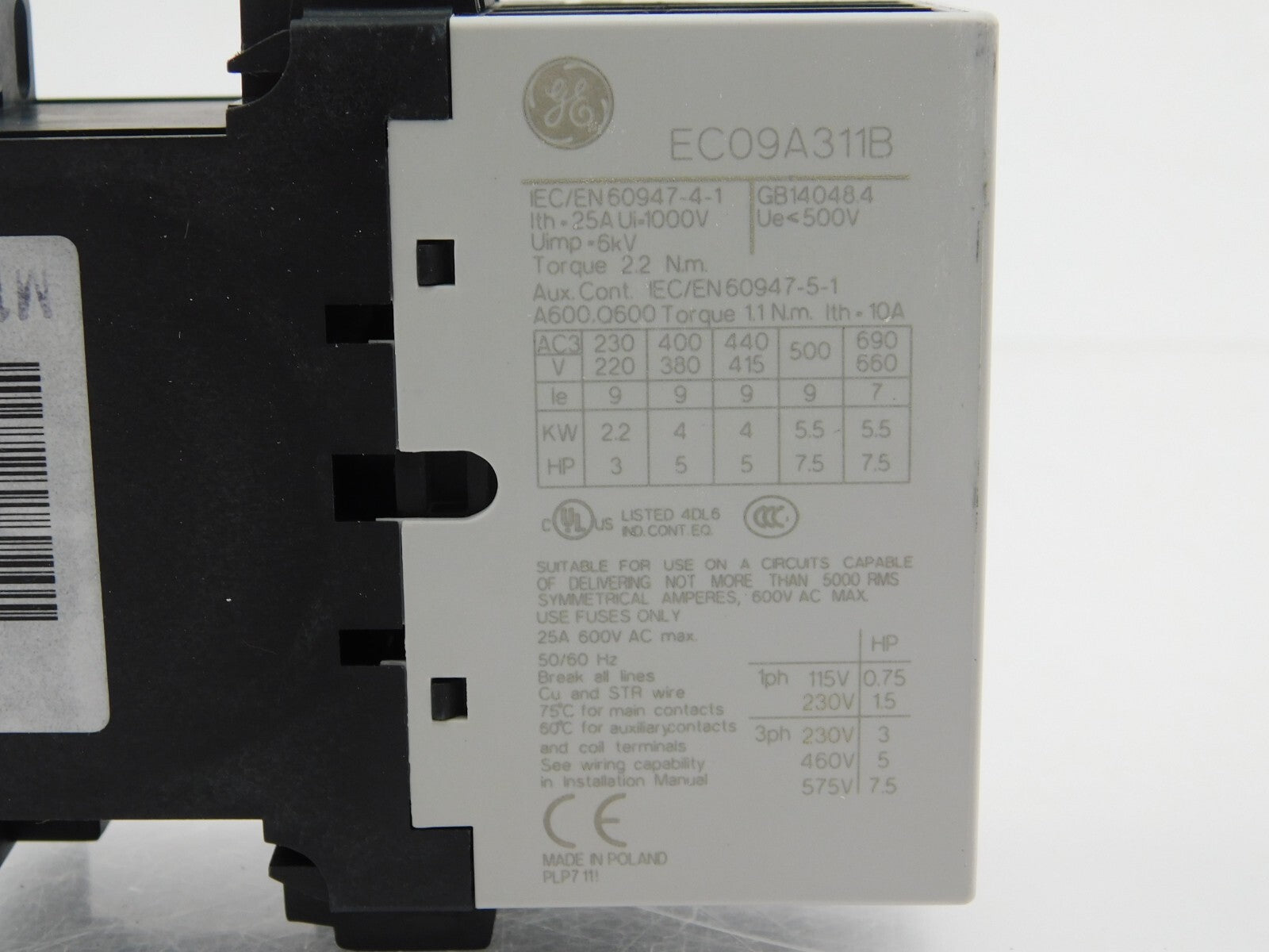 General Electric efficor  EC09A311B110 267005