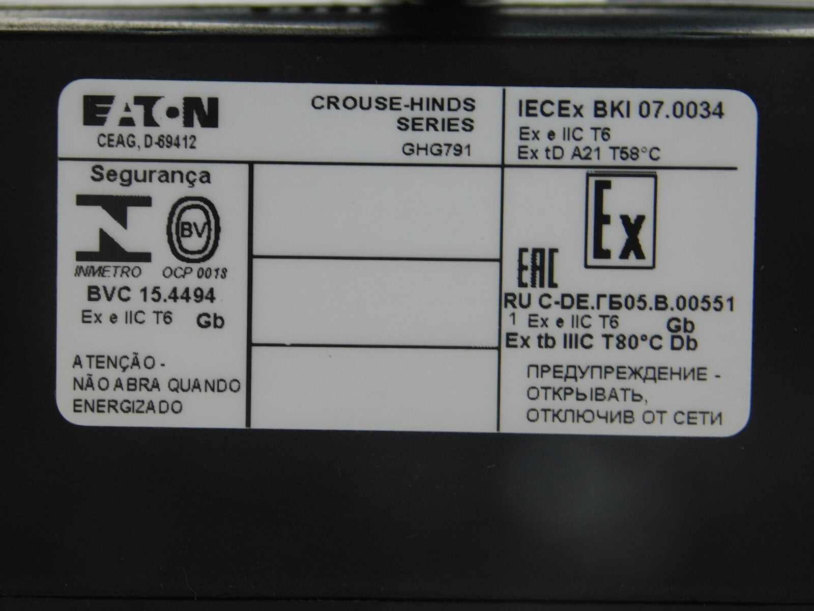 EATON GHG7910201R0001