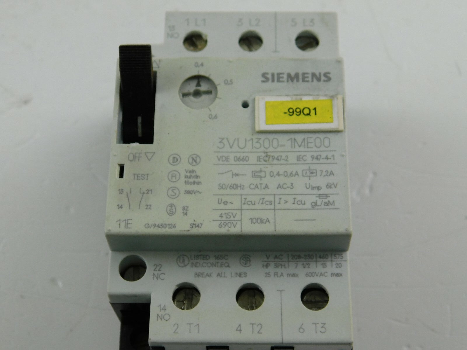Siemens 3VU1300-1ME00    ** 2 Stück **