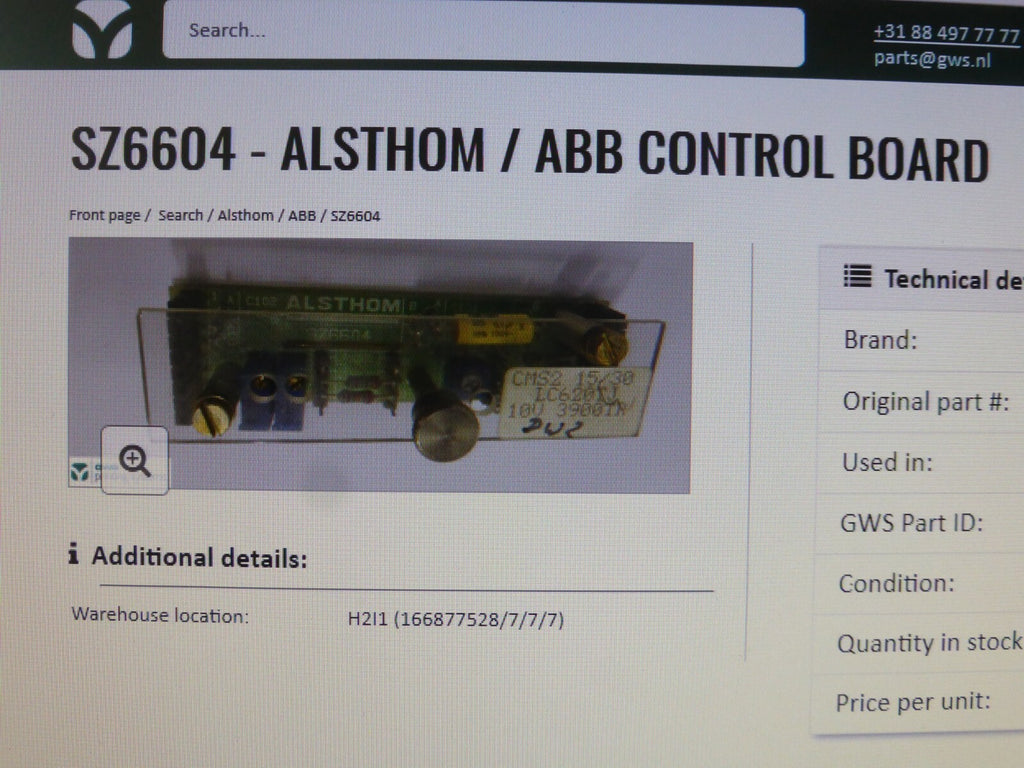 Alsthom / ABB SZ6604, MAN Rotoman D, 166877528