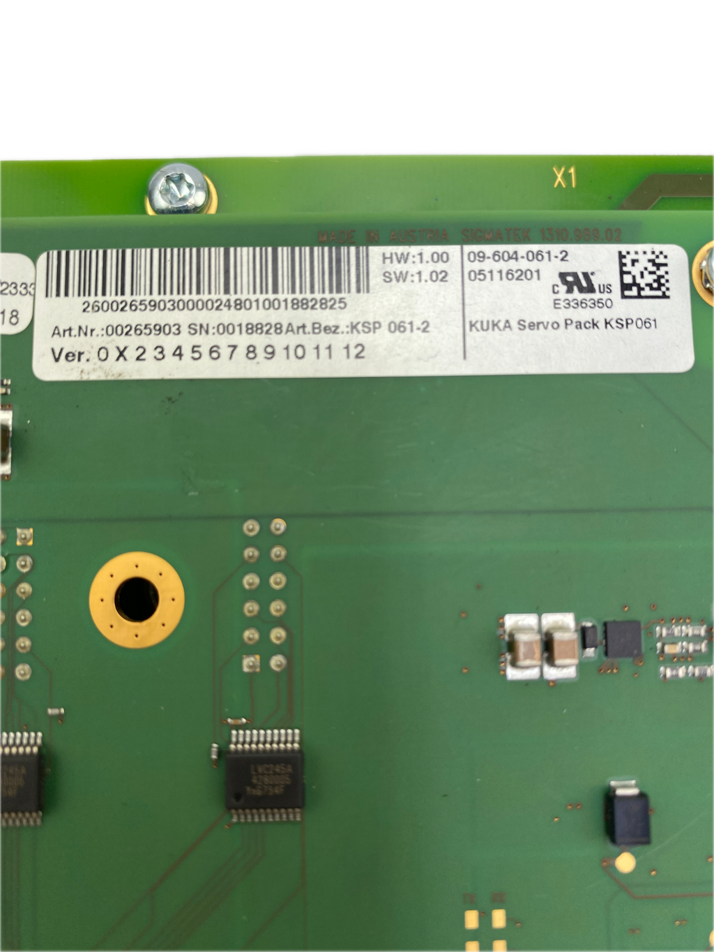 KUKA Servo Pack KSP 061 -2