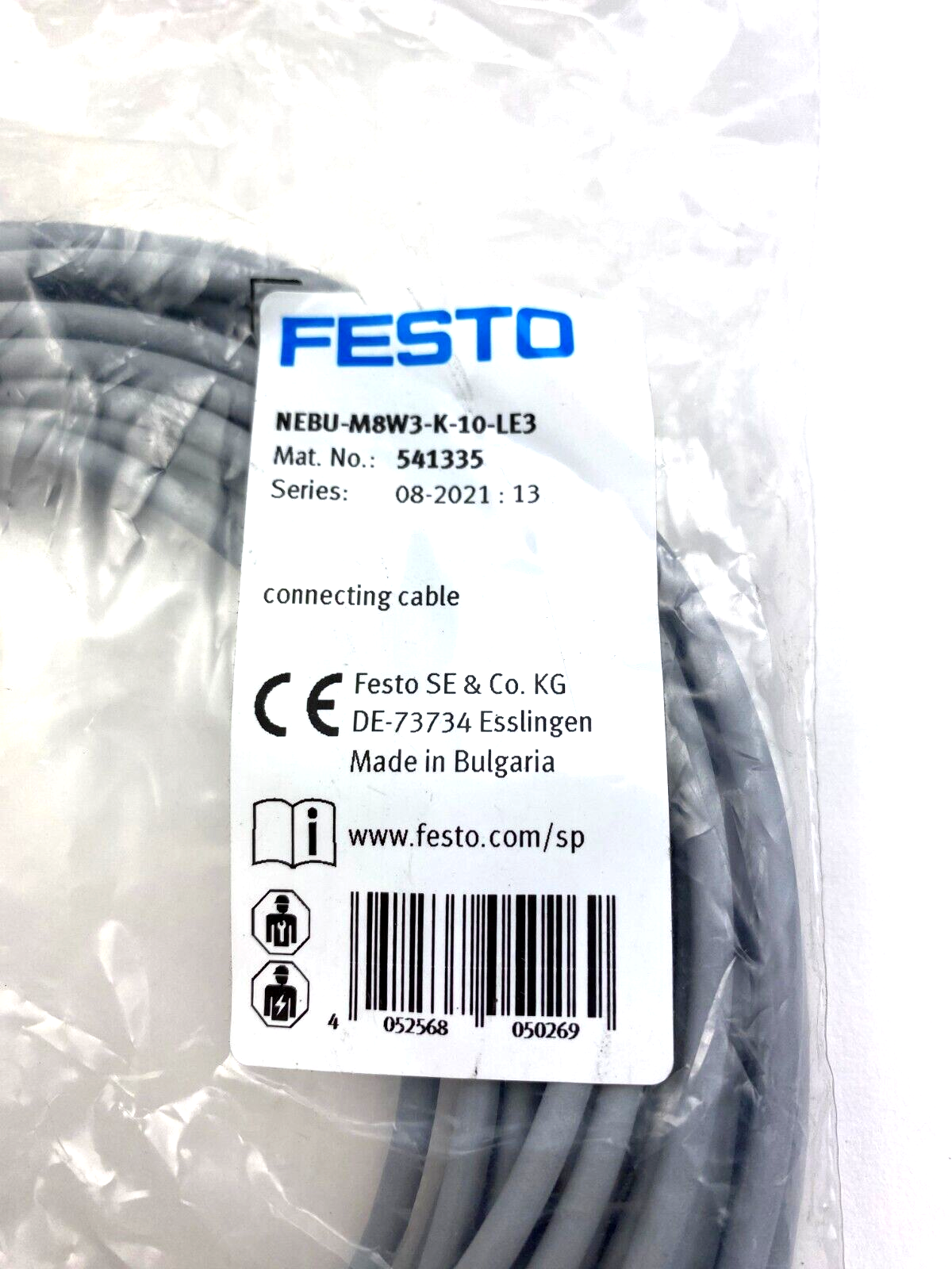 FESTO NEBU-M8W3-K-10-LE3 541335
