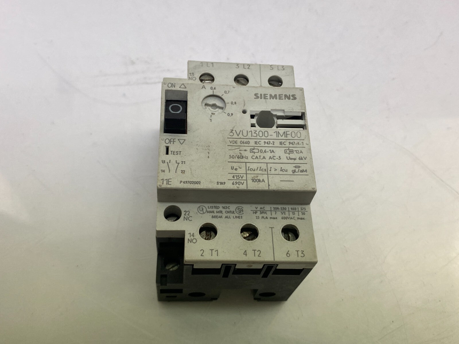 SIEMENS 3VU1300-1MF00 **2 Stück**