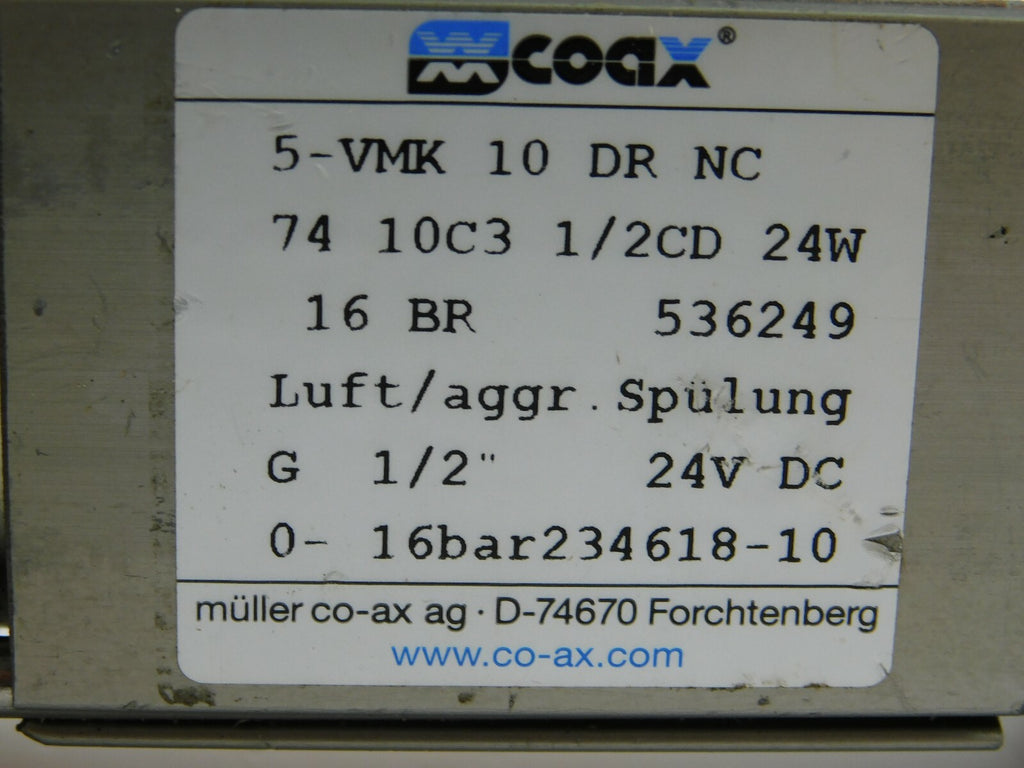Müller Coax 5-VMK 10 DR NC 74 10C3 1/2CD 24W