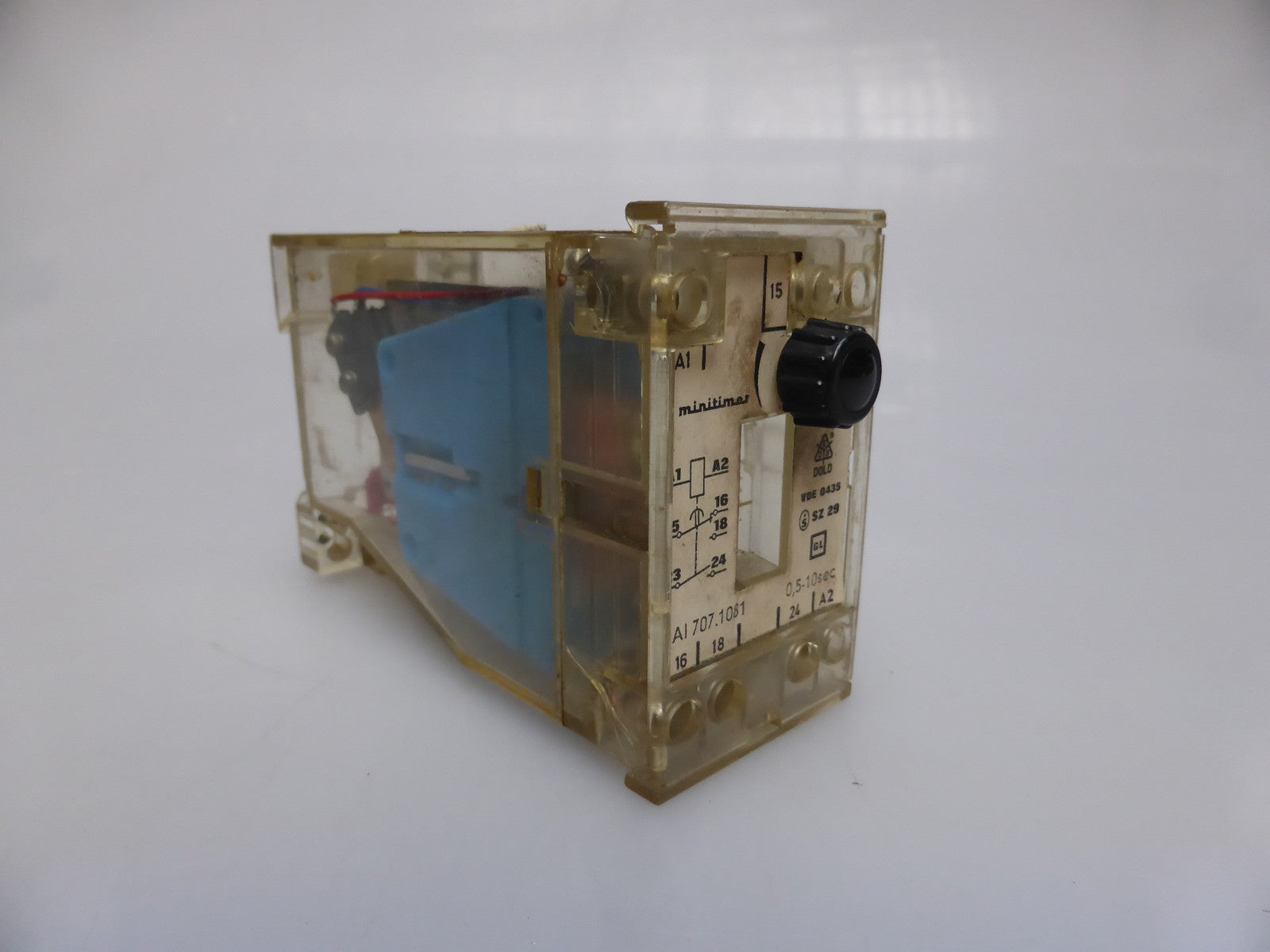 E. Dold & Söhne KG minitimer Zeitrelais 0.5-10s, Al 707.1081, VDE 0435