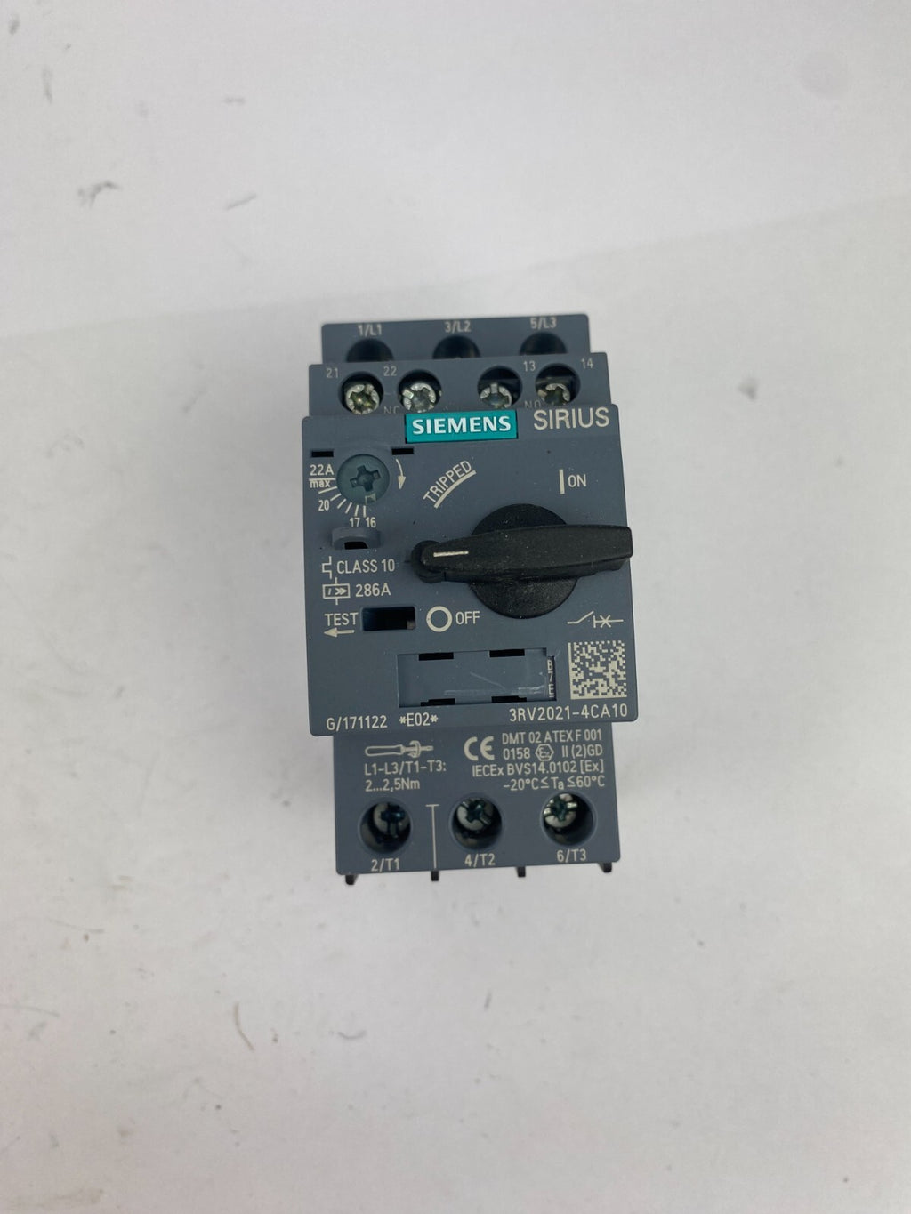 SIEMENS SIRIUS 3RV2021-4CA10